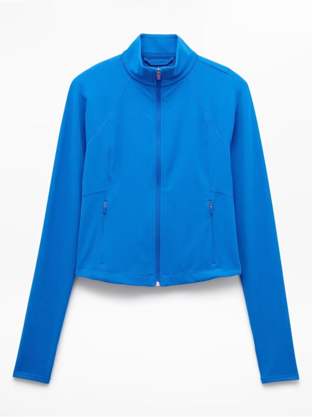 New Athleta XS Salutation Crop Jacket Breaker Blue X-Small Regular
